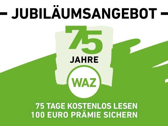 WAZ Jubiläumsangebot