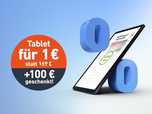 Aktionsbundle – WAZ Digital inkl. Tablet